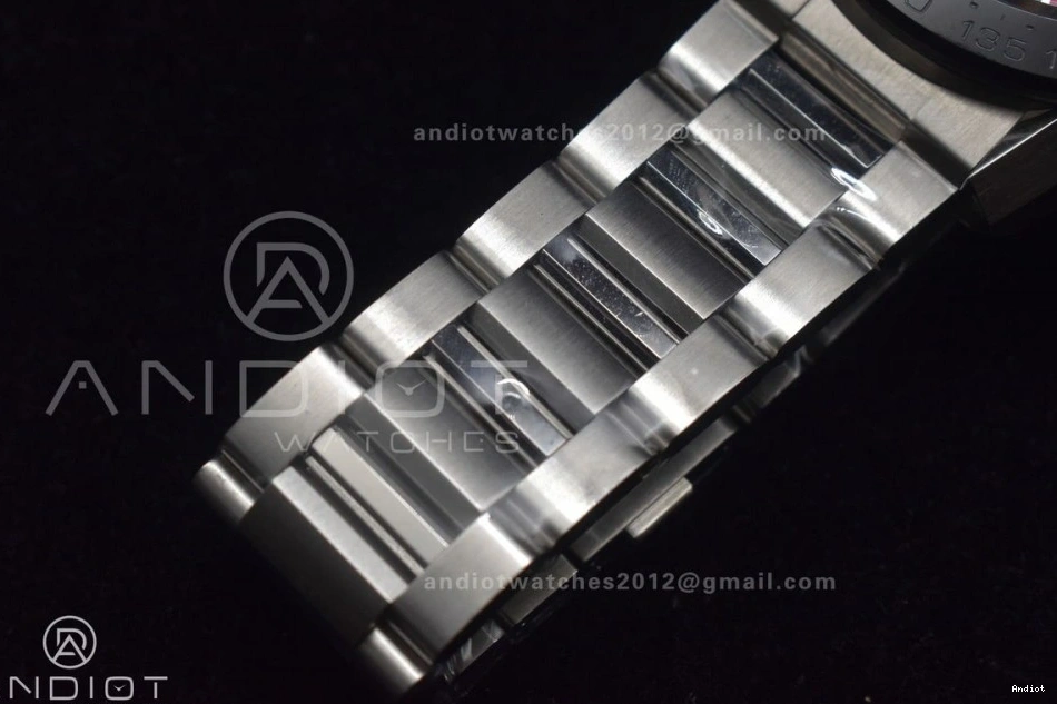 SS 01 on A1887 Chrono Best Black Calibre Dial Bracelet SS XF Strap 1:1 Edition Heuer 0209